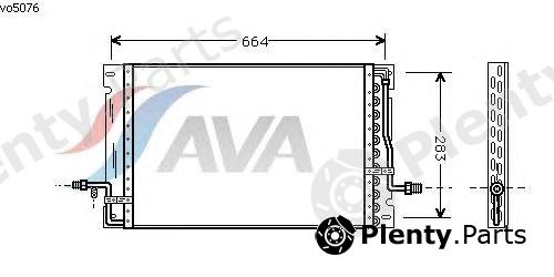  AVA QUALITY COOLING part VO5076 Condenser, air conditioning