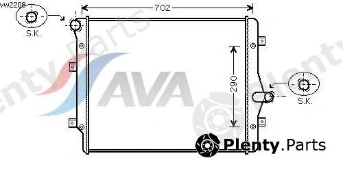  AVA QUALITY COOLING part VW2208 Radiator, engine cooling