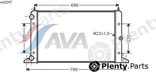  AVA QUALITY COOLING part VWA2247 Radiator, engine cooling