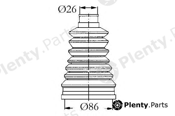  SASIC part 4003440 Bellow Set, drive shaft
