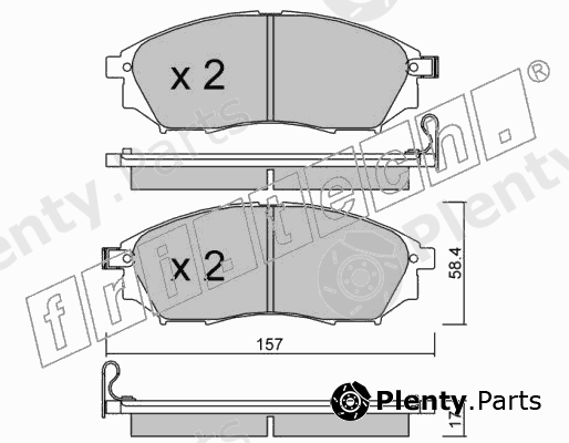  fri.tech. part 835.0 (8350) Brake Pad Set, disc brake
