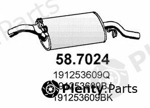  ASSO part 58.7024 (587024) End Silencer