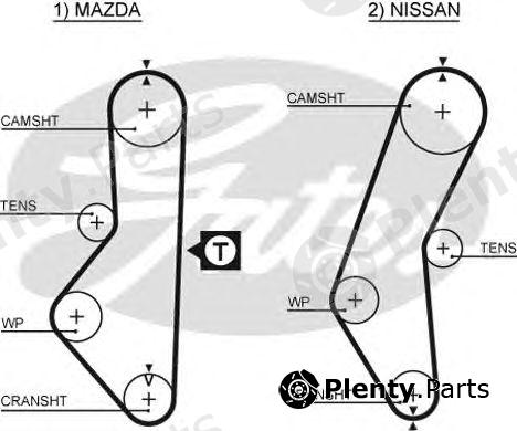  GATES part 5067 Timing Belt