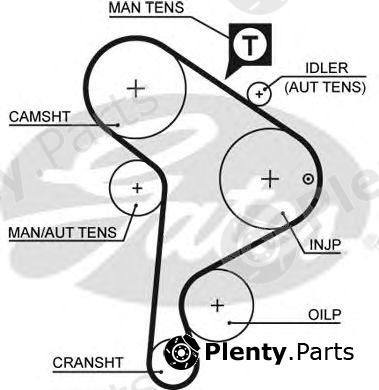  GATES part 5223XS Timing Belt