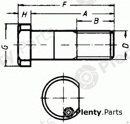  LEMFÖRDER part 1882301 Wheel Stud