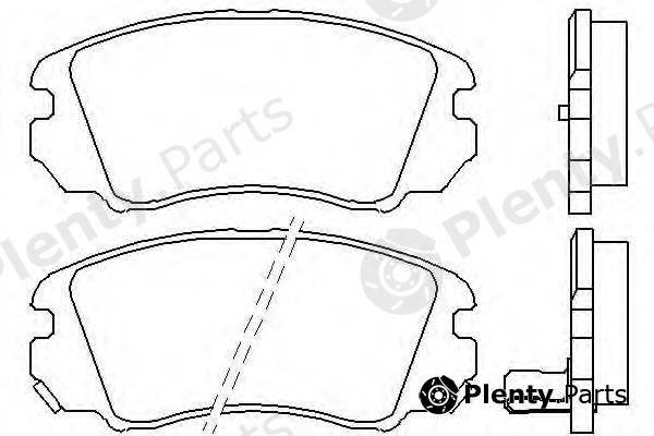  TEXTAR part 2458601 Brake Pad Set, disc brake