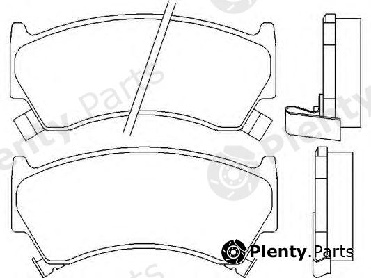  TEXTAR part 2300501 Brake Pad Set, disc brake