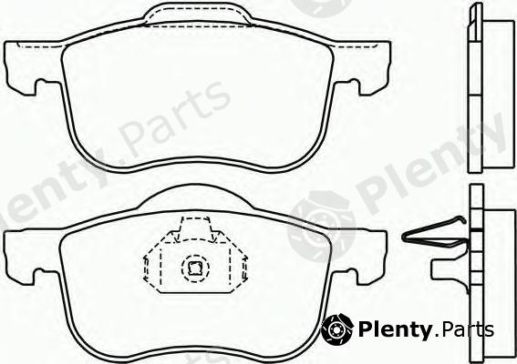  TEXTAR part 2307303 Brake Pad Set, disc brake