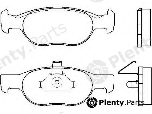  TEXTAR part 2318101 Brake Pad Set, disc brake