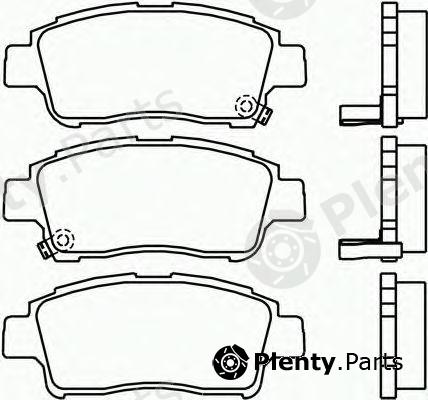  TEXTAR part 2334803 Brake Pad Set, disc brake