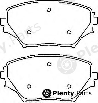  TEXTAR part 2358501 Brake Pad Set, disc brake