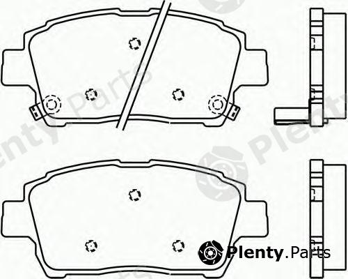  TEXTAR part 2351002 Brake Pad Set, disc brake