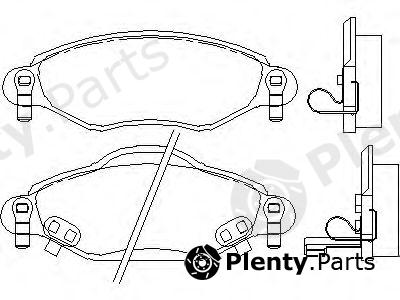  TEXTAR part 2334001 Brake Pad Set, disc brake