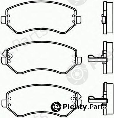  TEXTAR part 2363801 Brake Pad Set, disc brake