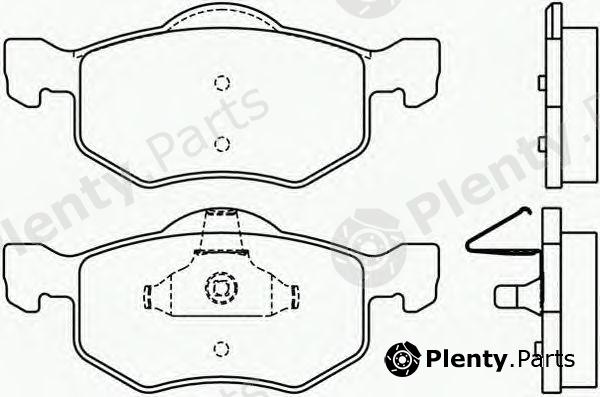  TEXTAR part 2378701 Brake Pad Set, disc brake