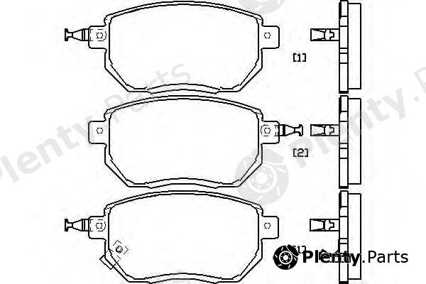  TEXTAR part 2405601 Brake Pad Set, disc brake