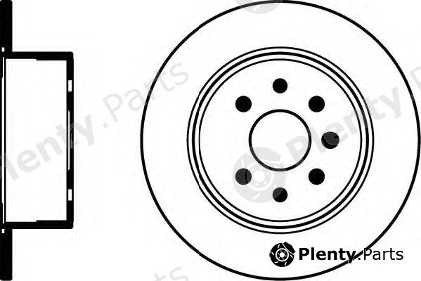  TEXTAR part 92075500 Brake Disc