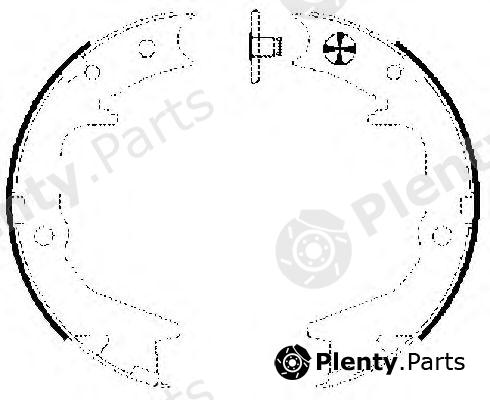  TEXTAR part 91063000 Brake Shoe Set, parking brake