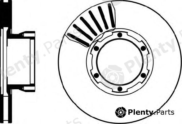  TEXTAR part 93038800 Brake Disc