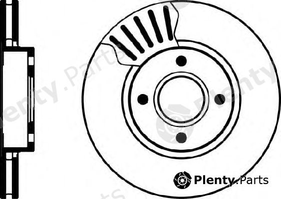  TEXTAR part 92075400 Brake Disc