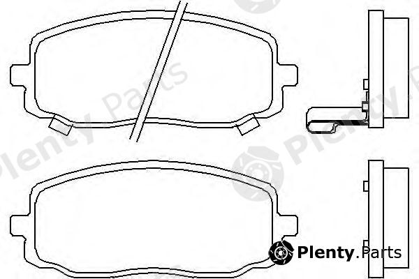  TEXTAR part 2427501 Brake Pad Set, disc brake