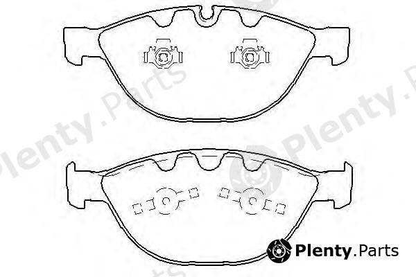  TEXTAR part 2379101 Brake Pad Set, disc brake