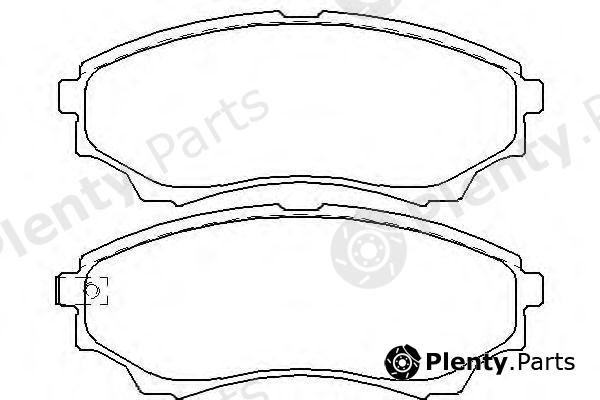  TEXTAR part 2435301 Brake Pad Set, disc brake