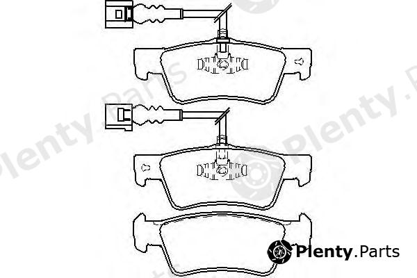  TEXTAR part 2436701 Brake Pad Set, disc brake