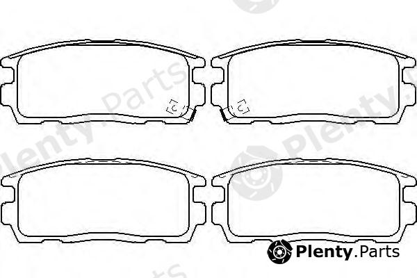  TEXTAR part 2449801 Brake Pad Set, disc brake
