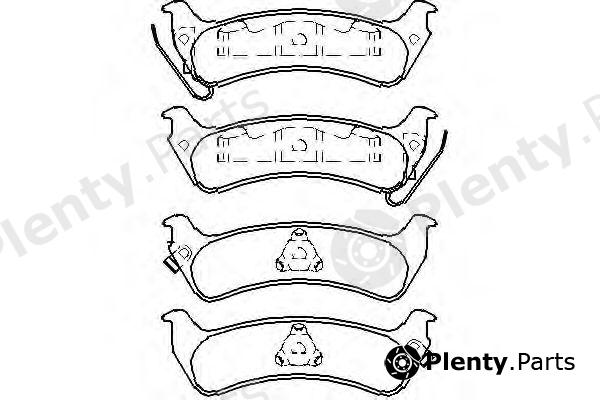  TEXTAR part 2450601 Brake Pad Set, disc brake