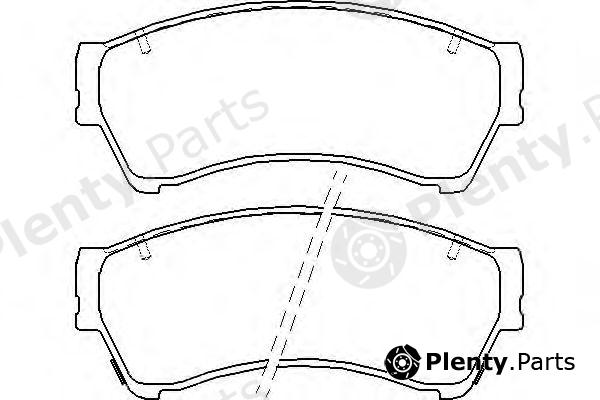  TEXTAR part 2458202 Brake Pad Set, disc brake