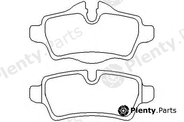  TEXTAR part 2428901 Brake Pad Set, disc brake