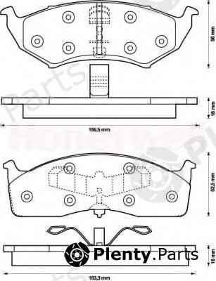  JURID part 573071J Brake Pad Set, disc brake