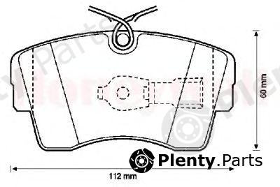  JURID part 571392J-AS (571392JAS) Brake Pad Set, disc brake