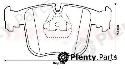  JURID part 571485J-AS (571485JAS) Brake Pad Set, disc brake