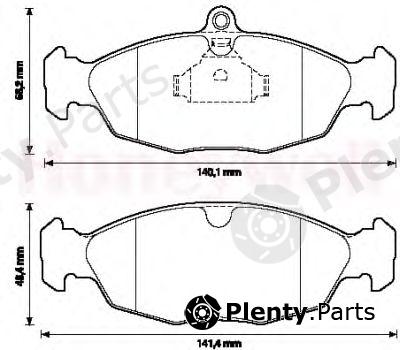  JURID part 571492J-AS (571492JAS) Brake Pad Set, disc brake