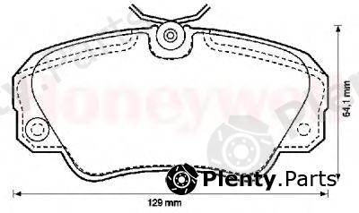  JURID part 571493J Brake Pad Set, disc brake