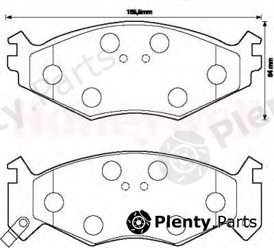  JURID part 571514J Brake Pad Set, disc brake