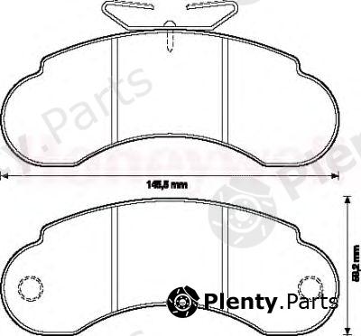  JURID part 571521J-AS (571521JAS) Brake Pad Set, disc brake