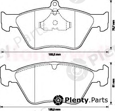  JURID part 571530J Brake Pad Set, disc brake