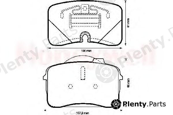  JURID part 571562J-AS (571562JAS) Brake Pad Set, disc brake