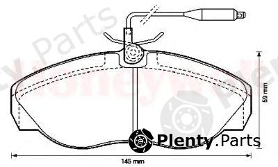  JURID part 571839J Brake Pad Set, disc brake
