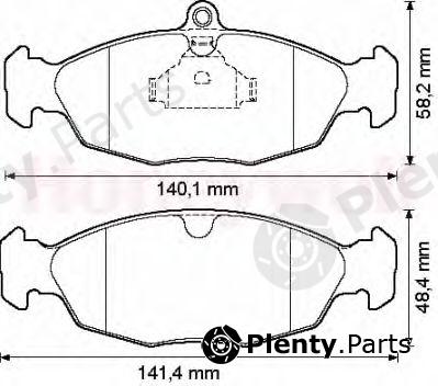  JURID part 571924J-AS (571924JAS) Brake Pad Set, disc brake