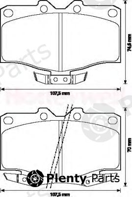  JURID part 572185J Brake Pad Set, disc brake