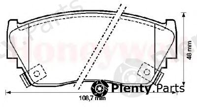  JURID part 572210J Brake Pad Set, disc brake