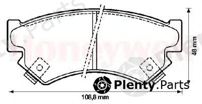  JURID part 572211J Brake Pad Set, disc brake