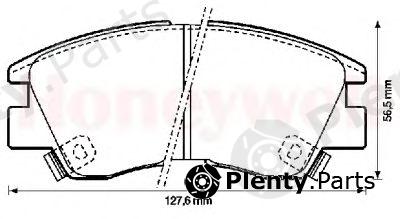  JURID part 572281J Brake Pad Set, disc brake