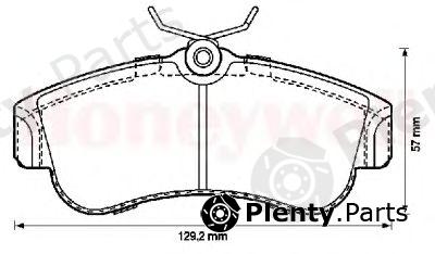  JURID part 572310J Brake Pad Set, disc brake
