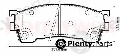  JURID part 572325J Brake Pad Set, disc brake