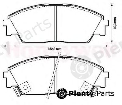  JURID part 572330J Brake Pad Set, disc brake